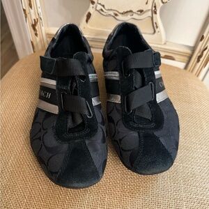 Coach black Jenny tennis shoes sz 8